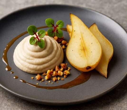 Fermentierte Maronencreme mit geräucherter Birne Fermentierte-Maronencreme-mit-geräucherter-Birne