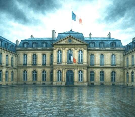 Frankreichs politische Selbstblockade Frankreich_Regierungskrise_Matignon_Illustration