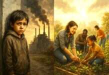 Kommentar: Da muss die Politik wohl umlernen – Ohne soziale Gerechtigkeit wird die Natur nicht zu retten sein Klimaschutz_Soziale-Gerechtigkeit_Illustration