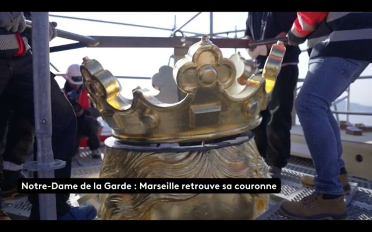 Glanz über Marseille: Die „Bonne Mère“ hat ihre Krone zurück