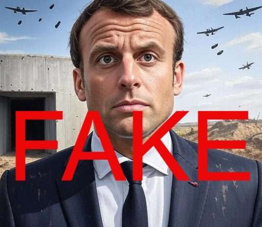 Macrons Intelligenz als Angriffsziel — Wie Desinformation den politischen Diskurs vergiftet Macron_Bunker_Fake-News_Illustration