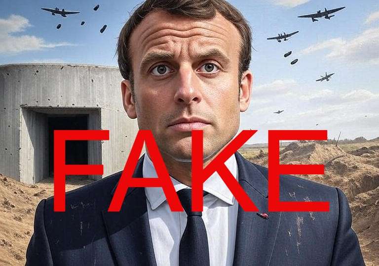 Macrons angeblicher Luxus-Bunker: Eine neue Desinformationskampagne enttarnt