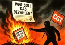 Kommentar: Wider besseres Wissen – sie fordern die Abschaffung der Rentenreform. Wer soll das bezahlen? Rentenreform_Abschaffung_CGT_Illustration