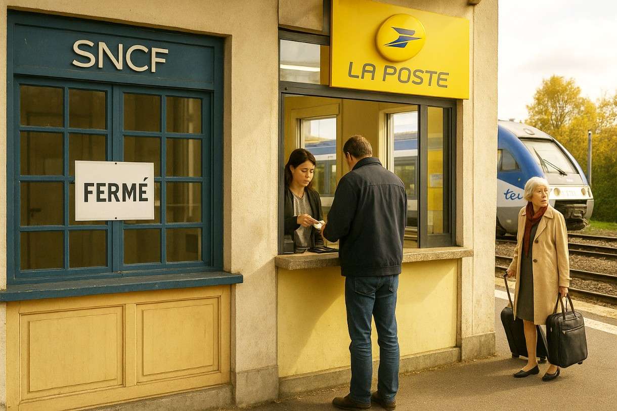 SNCF streicht Ticket-Schalter – und schickt Bahnkunden künftig zur Post