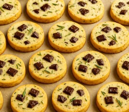Sablés au Romarin & Chocolat noir: Französisches Shortbread mit Charakter Sablés-au-Romarin-&-Chocolat-noir