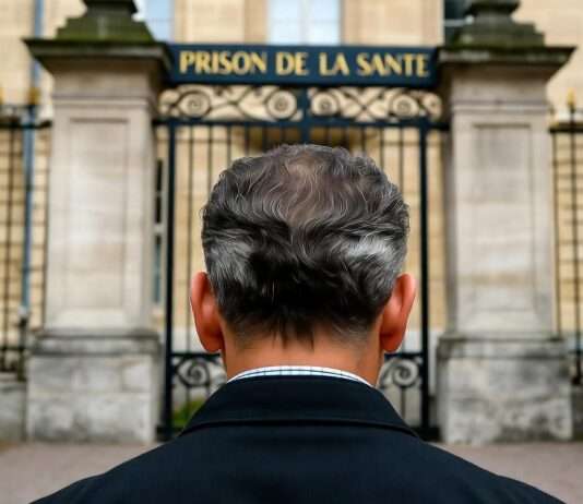 Schockvideo aus der Santé: Drohungen gegen Nicolas Sarkozy erschüttern Frankreichs Strafvollzug Sarkozy_Gefängnis_Illustration