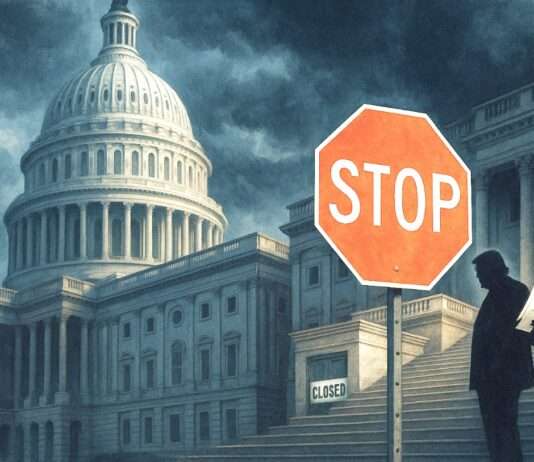 Wenn der Staat stillsteht: Warum der US-Regierung unter Donald Trump das Geld ausgeht – und was wirklich hinter dem erneuten Shutdown steckt Shutdown_Regierung_USA_Trump_illustration