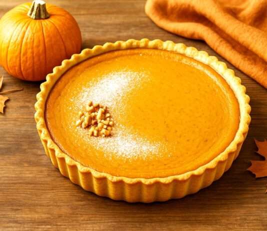 Tarte à la citrouille – Ein französischer Kürbistraum zu Halloween Tarte-à-la-citrouille