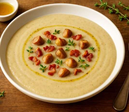 Velouté de Châtaignes et Céleri-Rave – Eine französische Herbstsymphonie in samtiger Form. Velouté-de-Châtaignes-et-Céleri-Rave