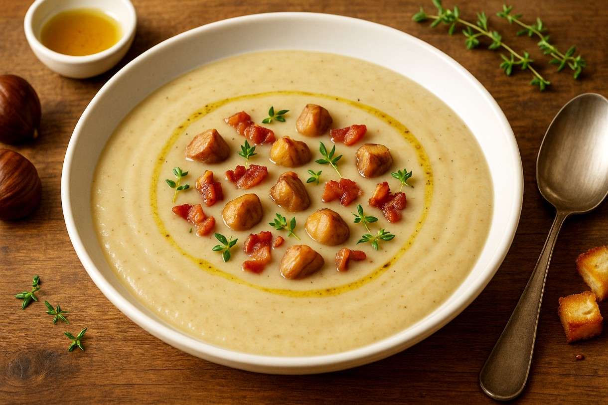 Velouté de Châtaignes et Céleri-Rave - Eine französische Herbstsymphonie in samtiger Form.