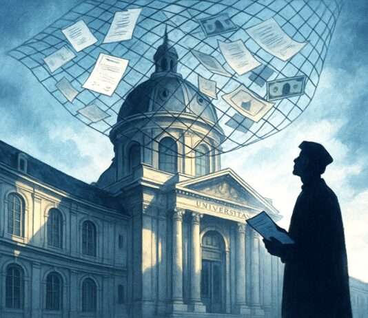 Das leise Verschwinden der wissenschaftlichen Freiheit Wissenschaft_Freiheit_Einflussnahme_Illustration