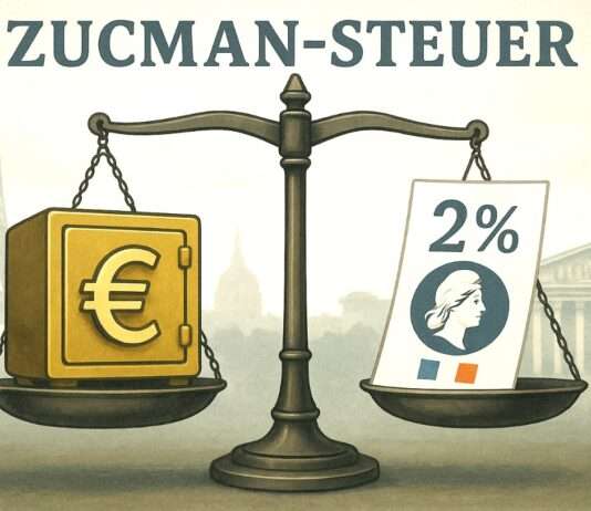 Frankreich ringt mit der Zucman-Steuer: Vermögensgerechtigkeit oder Standortrisiko? Zucman-Steuer_Illustration
