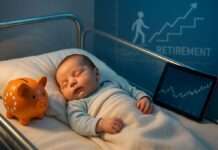 Kommentar: „Ein Babyfonds statt Staat – vielleicht sollten wir uns wirklich selbst um unsere Rente kümmern“ Baby-Fonds_Altersvorsorge_Illustration