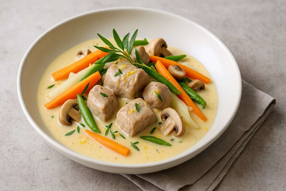 Blanquette de Veau Moderne à la Crème légère de Citron – die Renaissance eines Klassikers