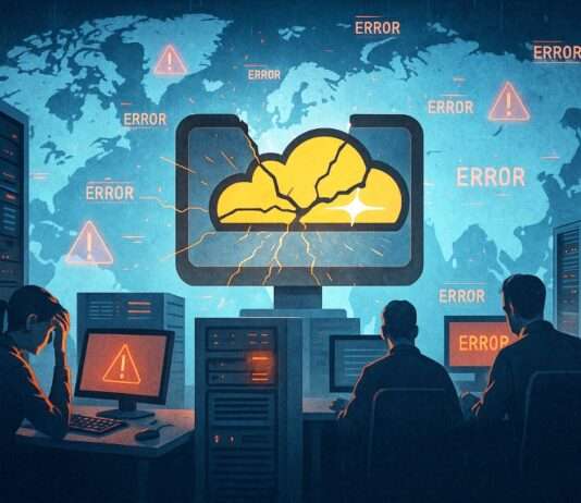 Wenn das Netz kurz die Luft anhält – Cloudflare-Blackout legt das halbe Internet lahm Cloudflare-Blackout_Illustration