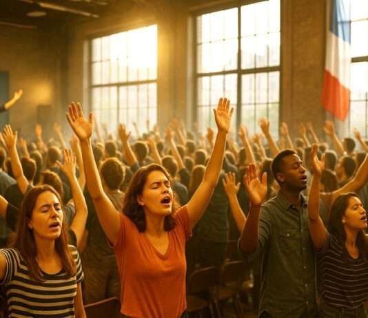 Ein neues Feuer des Glaubens – Frankreichs evangelikales Erwachen Evangelikalismus_Frankreich_Illustration