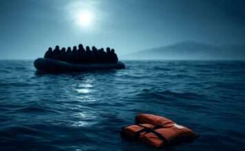 Die tödliche Illusion der Nähe: Warum der Ärmelkanal immer wieder zur Falle wird Flüchtlinge_Boot_Ärmelkanal_Migranten_Illustration