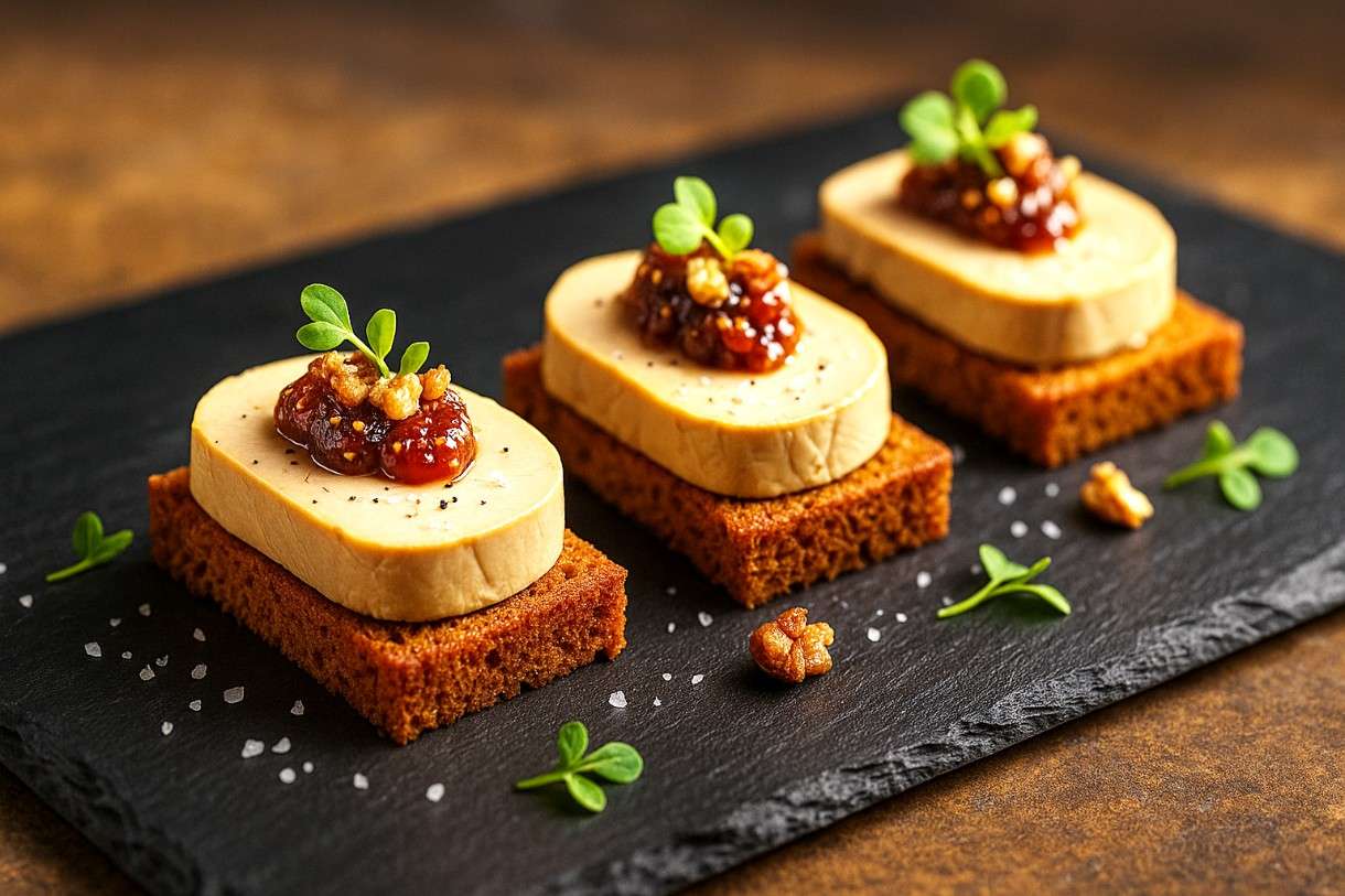 Foie Gras auf Pain d’Épices mit Feigen-Chutney