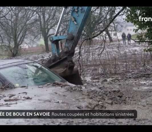 „Der Strom hat mich einfach umgeworfen“ – Als eine Welle aus Schlamm über Fréterive rollte Fréterive_Schlammlawine_ScreenFranceTV