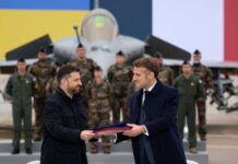 Wer zahlt die Jets? Frankreichs Rafale-Versprechen an die Ukraine wirft finanzielle Grundsatzfragen auf Selenskyj-Macron_Rafales_ScreenX