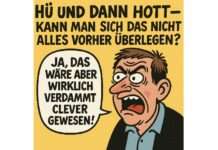 Kommentar: Erst „Hü“, dann „Hott“ – Regierung auf dem Ponyhof der Steuerpolitik Karikatur_Wankelmütigkeit_Illustration