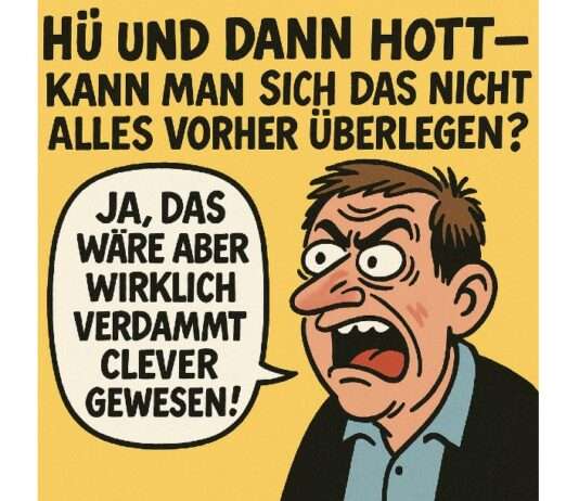 Kommentar: Erst „Hü“, dann „Hott“ – Regierung auf dem Ponyhof der Steuerpolitik Karikatur_Wankelmütigkeit_Illustration