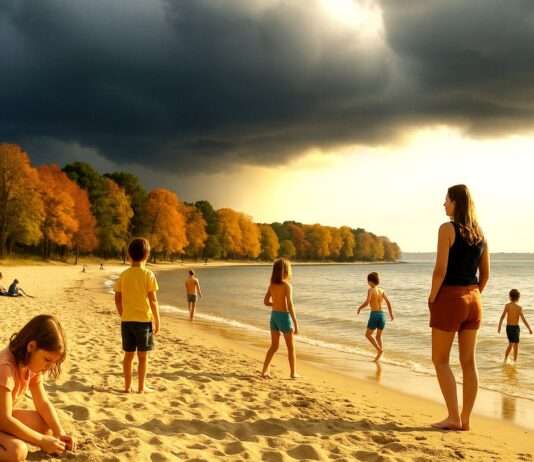 Wenn die Freude über die Sonne plötzlich den Klimasorgen weicht – ein Kommentar Klimawandel_Hitze_November_Illustration