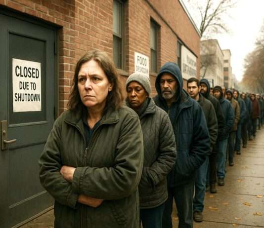 Shutdown in den USA: Supreme Court friert Lebensmittelhilfe für 42 Millionen Bedürftige ein Lebensmittelhilfe_USA_Shutdown_Illustration