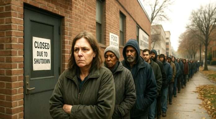 Shutdown in den USA: Supreme Court friert Lebensmittelhilfe für 42 Millionen Bedürftige ein Lebensmittelhilfe_USA_Shutdown_Illustration