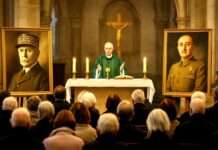 Schatten alter Regime: Warum Pétain- und Franco-Messen Europa beunruhigen Messen_Petain_Franco_Illustration