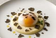 Œuf Parfait sur Purée de Topinambour et Truffe Noire Œuf-Parfait-sur-Purée-de-Topinambour-et-Truffe-Noire