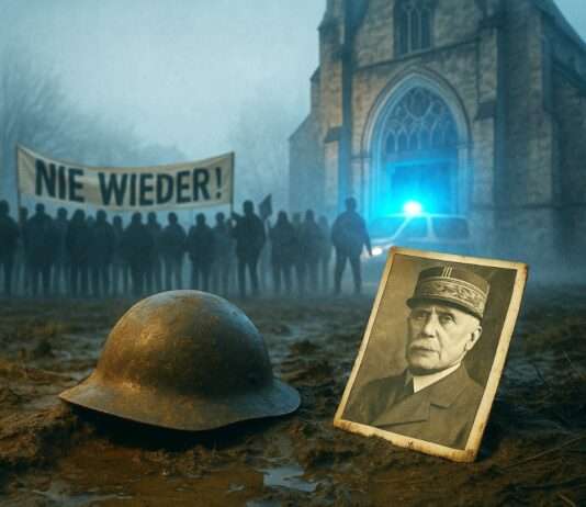 Kommentar: Habt ihr wirklich nichts aus der Geschichte gelernt? Petain_Verdun_Illustration