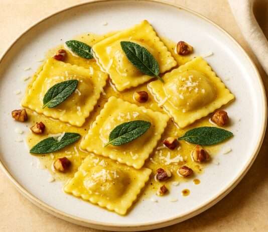 Ravioles de Châtaignes, Beurre de Sauge Ravioles-de-Châtaignes-avec-Beurre-de-Sauge