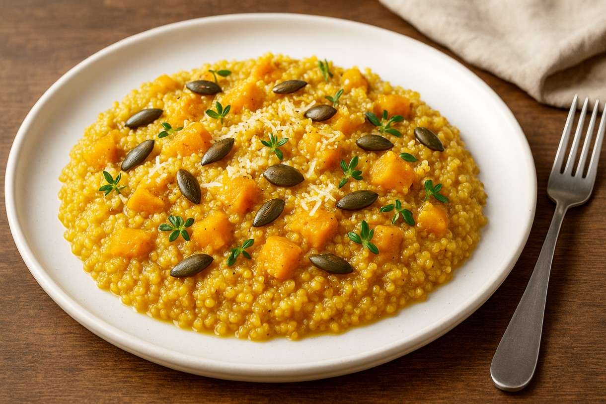 Risotto de Quinoa au Potiron et Parmesan Reggiano
