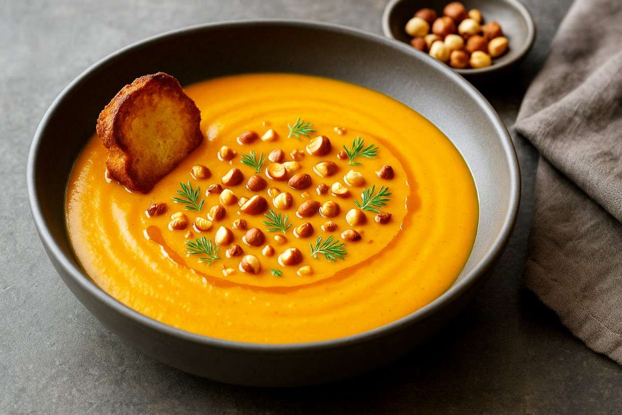 Velouté de Potimarron à la Noisette