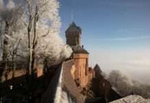 Eisiger Vorbote: Wie sich die Elsässer auf einen Winter im November einstellen Château-du-Haut-Kœnigsbourg