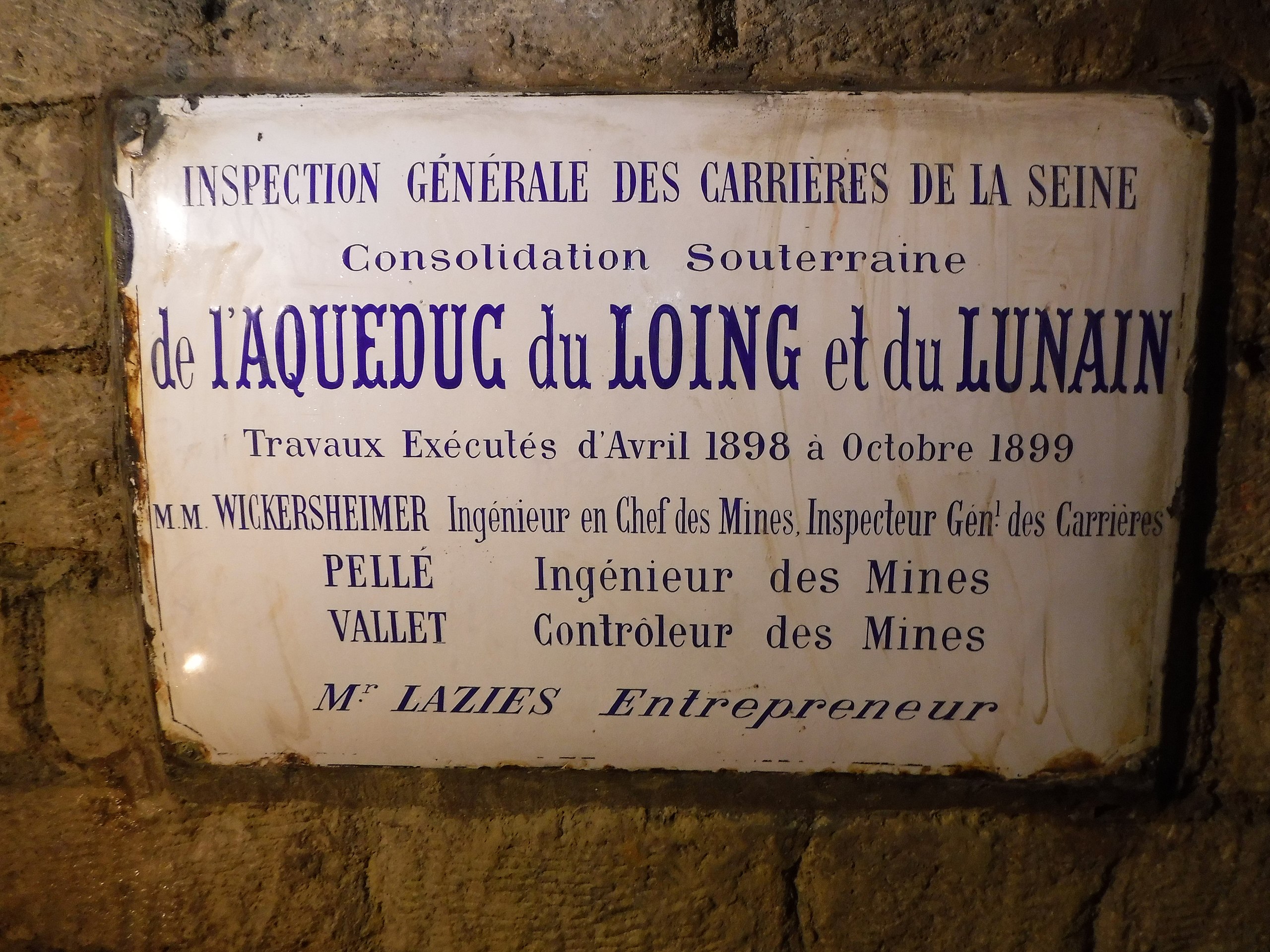 Unter der Erde fließt Paris – eine Reise in den Bauch des Aquädukts von Loing