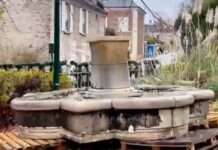 Wo die Gallier den Advent grüßen – Ein Wintermärchen in Janvry Asterix-Brunnen_ScreenX