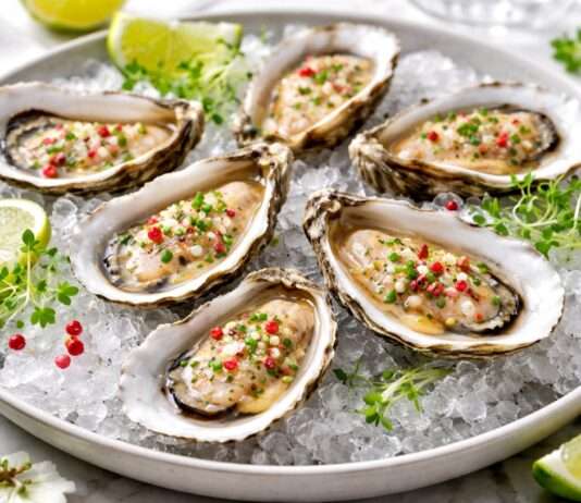 Austern mit Yuzu-Mignonette Austern-mit-Yuzu-Mignonette