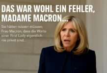 Kommentar: Das war wohl ein Fehler, Madame Macron… Brigitte_Macron_Kommentar_Illustration