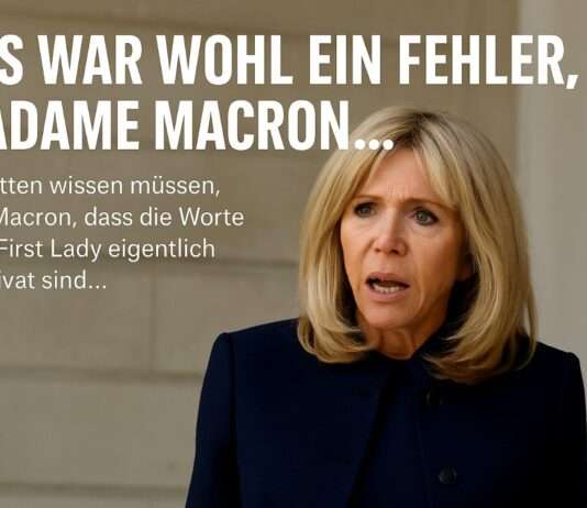 Kommentar: Das war wohl ein Fehler, Madame Macron… Brigitte_Macron_Kommentar_Illustration