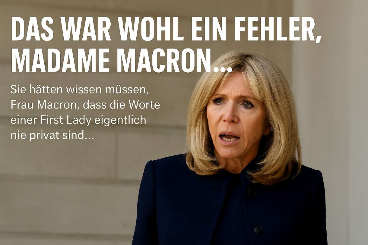 Kommentar: Das war wohl ein Fehler, Madame Macron...