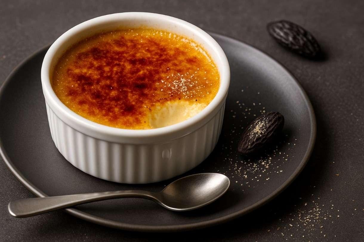 Crème Brûlée mit Tonkabohne – Ein moderner französischer Weihnachtsklassiker