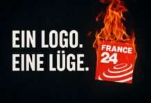 Kommentar: Ein Logo. Eine Lüge. Und 22 Millionen Augen, die glauben. Fake-News_Kommentar_Illustration