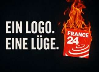 Kommentar: Ein Logo. Eine Lüge. Und 22 Millionen Augen, die glauben. Fake-News_Kommentar_Illustration