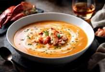 Hummerbisque mit Cognac – Der königliche Klassiker der französischen Festküche Hummerbisque-mit-Cognac