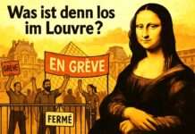 Kommentar: Mona Lisa hat heute frei – Willkommen im Louvre der Absurditäten Louvre_Streik_Kommentar_Illustration