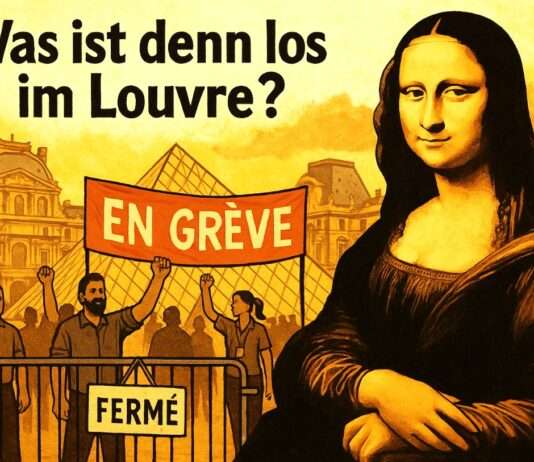 Kommentar: Mona Lisa hat heute frei – Willkommen im Louvre der Absurditäten Louvre_Streik_Kommentar_Illustration