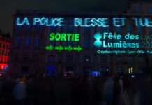 Lichterfest in Lyon: Wenn politische Botschaften die Nacht spalten Protest_Fete-des-Lumieres_ScreenX