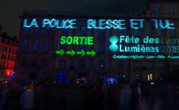 Lichterfest in Lyon: Wenn politische Botschaften die Nacht spalten Protest_Fete-des-Lumieres_ScreenX